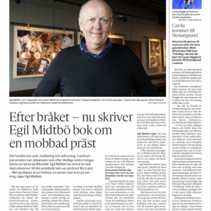Egil Midtbøs nya bok Heliga hemligheter och mörka sanningar i ST tidningen